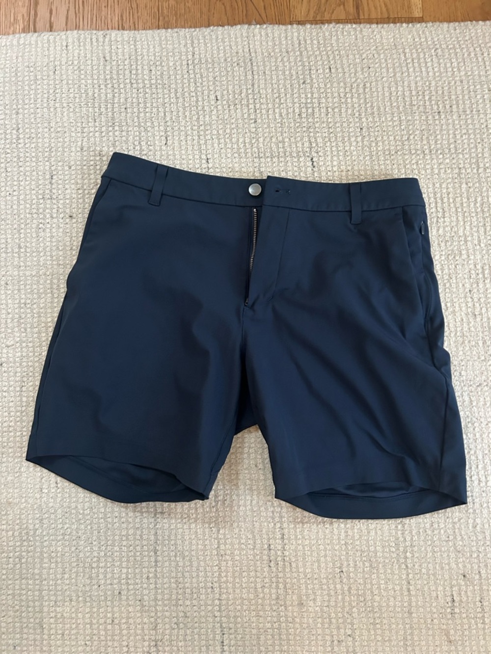 Lululemon true navy Commission Classic-Fit Short 7" *Warpstreme